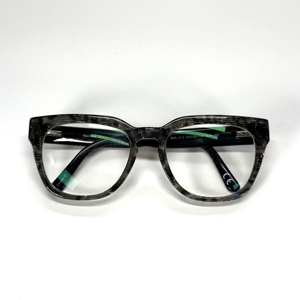 STYLEMARK SML-012 Pearlescent Eyeglasses Frame Only 55-20-145 Black HM Womens